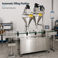 Macchina Automatica per il Confezionamento di Polveri in Acciaio Inox, per Latte, Spezie, Caffè, Farina, con Schermo Touch PLC