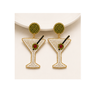 Pendientes Colgantes con Cuentas Renaza Fashion para Mujer, Joyería Elegante y Moderna con Engaste de Bisel, para Fiesta, Boda, Festival, Regalo - Product Image 4