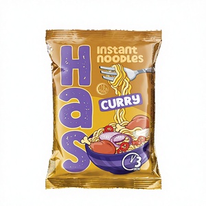 Nouilles instantanées certifiées HACCP/HALAL/ISO, saveur curry, bloc frit 70g, farine de blé, cuisson en 3 minutes, 18% de matières grasses, 12 mois SRB DEM - Product Image 1