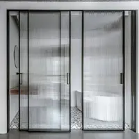 Kunst Glasscheibe Tür Design Wohnzimmer Tür hohe Qualität