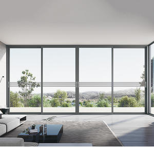 <span class=keywords><strong>Porte</strong></span> coulissante en aluminium robuste, haute résistance au vent, fourniture pour grands projets, fabricant OEM - Product Image 1