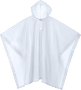Custom Logo Emergency Transparent Disposable Eco-Friendly Breathable Windproof Quick Dry Lightweight Waterproof Rain Ponchos - Product Image 1