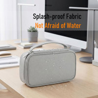 Étui Organisateur Électronique Résistant à l'Eau, Sac de Rangement pour Câbles et Accessoires Photo, Idéal pour les Essentiels de Voyage