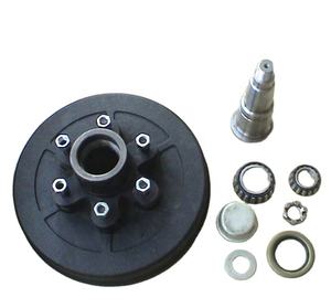 Новый 6-болтовый шпиндель оси прицепа и тормозной барабан в сборе - Product Image 1