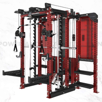 TT FLEX Machine Smith multifonctionnelle 3D pour salles de sport à domicile, squats et soulevés de terre, rack de musculation à domicile