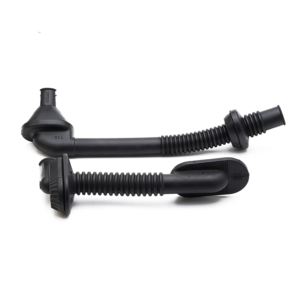 Detroit Speed 010422DS - Door Jamb Wiring Boot Kit - Black Anodize Trim