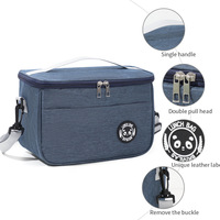 Voor ijszakken Opvouwbaar Duurzaam Verdikt Geïsoleerd Oxford-materiaal Picknick Lunch Tote Bag Werk Lunch Conservering Premium tas