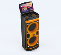 Nouveau Haut-parleur Karaoké Vidéo Tout-en-un Puissant 2026 avec Double Woofer de 10 Pouces, 100W, Bluetooth, USB et Écran Tactile