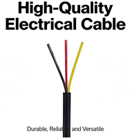 Fil de signal électronique 2464 24 AWG 3 conducteurs, isolé en PVC, conforme ROHS, gainé, rond, en cuivre étamé, 300V, 100m
