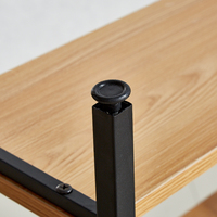 Table de jeu moderne en bois pour bureau à domicile bureau d'étude pour ordinateur portable avec étagères pour poste de travail d'écriture ou bureau d'angle d'ordinateur