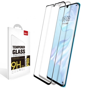 Protection d'écran en verre trempé premium à bords incurvés, couverture intégrale, 0,33 mm, pour Huawei P30 Pro - Product Image 1