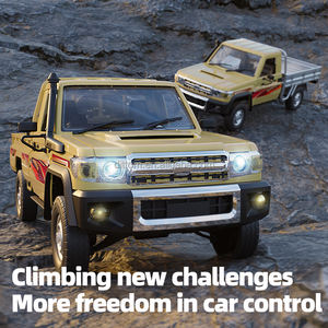 1/14 RC Pickup Truck Unidad trasera Off-Road Vehículos <span class=keywords><strong>de</strong></span> escalada Modelos clásicos Llevar coche <span class=keywords><strong>de</strong></span> carga con luces LED - Product Image 4