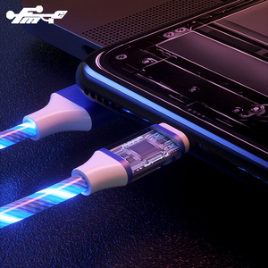 IPhone điện thoại di động, điện thoại di động bán buôn nhanh USB Glow LED sạc cáp Trung Quốc thâm quyến tiêu chuẩn USB 2.0 kết nối, cho iPhone TPE - Product Image 5