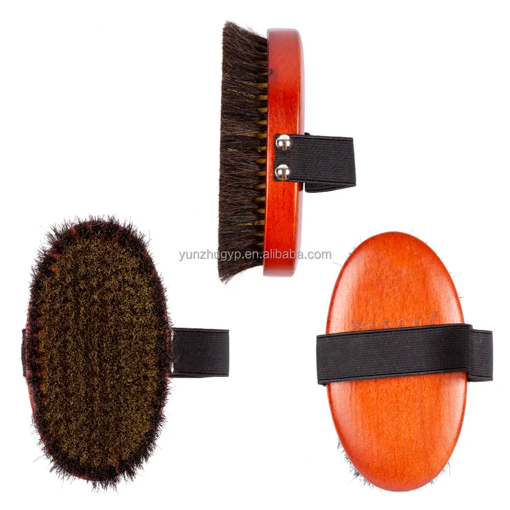 Factory High Quality Copper Dry Brush Body Bronzer Brushes Vegan Bristle Fine Bronze Hair Bath Copperr Ion Dry Brush