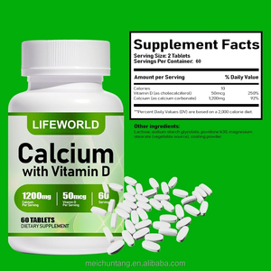 Toptan Kalsiyum ve D Vitamini Tabletleri Günlük Takviyeler Kemik Sağlığı ve Bağışıklık Desteği D Vitamini Kalsiyum Çiğnenebilir Tablet - Product Image 5