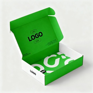 Hotsale có thể tái chế đồng bằng hộp các tông sóng tự dựng biểu tượng tùy chỉnh hiển thị hộp bưu phẩm cho quà tặng thủ công sử dụng công nghiệp - Product Image 1