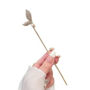 Palillo para el Cabello con Forma de Serpiente y Rosa, Estilo Chino, para Mujer, con Borla Vintage, Accesorios para el Cabello Hanfu - Product Image 5