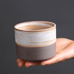 Retro Vintage Handmade Ceramic Espresso Afternoon Tea Water <b>Cup</b> for Home Use Rough Pottery Cappuccino Coffee <b>Cup</b> - Product Image 4