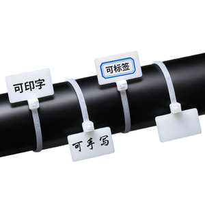 Bridas de nailon autoblocantes 3x100mm para señalización de la Liga Olímpica, para gestión y etiquetado de cables eléctricos - Product Image 1
