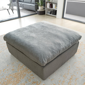 DOVER Élégant <span class=keywords><strong>canapé</strong></span> simple pouf rembourrage doux durable facile à nettoyer <span class=keywords><strong>tissu</strong></span> pour appartement compact centre commercial salon confort Boost - Product Image 4