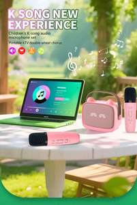 Altoparlante Karaoke Portatile con 2 Microfoni Wireless, Qualità Audio HD, Supporto TF/AUX, Perfetto per Bambini e Adulti, Divertimento all'Aperto e Feste in Casa - Product Image 2