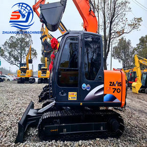 7Ton <span class=keywords><strong>Hitachi</strong></span> ZX70 Tipo de oruga Excavadora compacta Retroexcavadora hidráulica Pequeña excavadora usada para la venta - Product Image 1