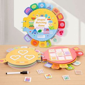 Juguetes Sensoriales para Viajes en Avión y Auto para Niños con Autismo, Libro de Actividades para el Aprendizaje de Formas y Alfabetos - Product Image 3