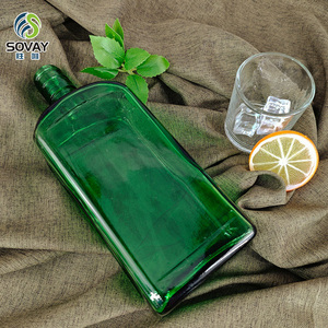 Botella de Vidrio Transparente Redonda de 700 ml <span class=keywords><strong>para</strong></span> Cerveza, en Colores Verde, Negro, Marrón y Azul, Personalizable al por Mayor - Product Image 6
