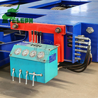 Remorque de transport modulaire autopropulsée à plateau bas multi-essieux hydraulique lourd SPMT