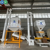 Usine de fabrication d'aliments pour animaux 3TPH, ligne de production de granulés d'aliments pour bétail, machine de fabrication d'aliments pour volailles, équipement clé en main