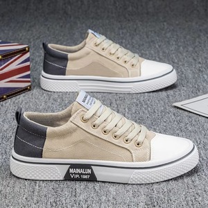 Zapatos Deportivos de Moda Coreana para Hombre, Primavera/Otoño/Invierno, Transpirables, con Entresuela de PVC, Cordones de Lona, EVA, Combinables con Todo - Product Image 2
