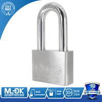 Cadenas à anse amovible MOK Top Security en acier inoxydable SUS 304, cadenas robuste