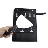 Couteau à mastic multifonctionnel en acier inoxydable avec lame interchangeable pour outils de construction