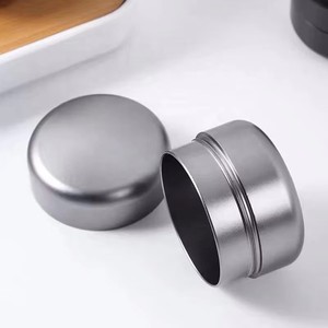Bocal de stockage en aluminium de 70mL Boîte hermétique portable en aluminium Conteneur polyvalent en aluminium pour <span class=keywords><strong>épices</strong></span>, café et thés - Product Image 5