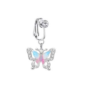 Papillon à la mode <span class=keywords><strong>faux</strong></span> nombril anneau un populaire sans perforation nombril Clip un accessoire de ponction des ongles nombril personnalisé - Product Image 6
