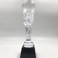 Trofeos Deportivos Personalizados, Medallas, Trofeos de Fútbol de Cristal, Impresión UV, Grabado Láser, Técnica de Arenado, Estilo HONOR, Regalo