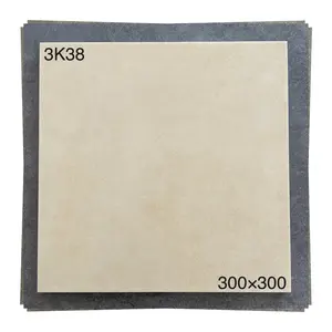 Azulejo de piso de mármore branco branco brilhante 300*300 para hotel, villa, sala de estar, banheiro, piso antiderrapante