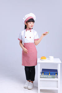 Bambini professionisti <span class=keywords><strong>Chef</strong></span> Cosplay bianco uniforme Costume di carnevale di Halloween festa per la cucina del bambino - Product Image 4