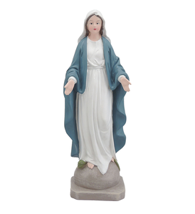 Statua Religiosa della Vergine di <span class=keywords><strong>Santa</strong></span> <span class=keywords><strong>Barbara</strong></span> in Resina, 12 Pollici, Vendita Calda - Product Image 3