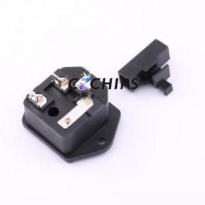 RT-C14B-C00-13-R AC Power Connector Through hole Component (THT) Connector IEC 320-C14 1 3 Panel Mount - Product Image 2