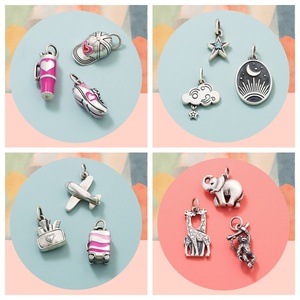 Colgante de Esmalte DIY de Plata Pura S925 con Temática James Avery, Joyería Navideña, Western, Fe, Halloween - Product Image 5