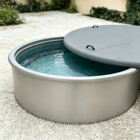 Couverture gonflable rigide pour piscine de stockage de 6, 8 et 10 pieds, idéale pour l'extérieur – Abdeckung Aufblasen