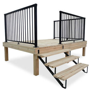 <span class=keywords><strong>Celia</strong></span> jardín y patio exterior marco de aluminio de metal 3 escalones largueros de escalera - Product Image 5