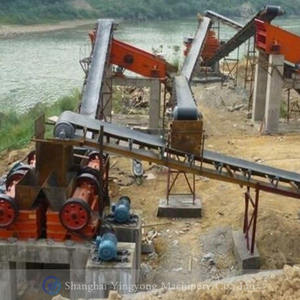 סין הטוב ביותר זכוכית תיבת מגרסה הפרדה לבני ייצור נייד רוק אבן חול מגרסה קו מכונת ציוד רולר מגרסה - Product Image 2