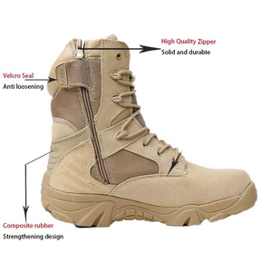 Stivali da Uomo per Esterni Vendita all'Ingrosso, Scarpe Tattiche Alte per Escursionismo, <span class=keywords><strong>Montagna</strong></span>, Viaggi e Arrampicata, Modello S0080 - Product Image 3