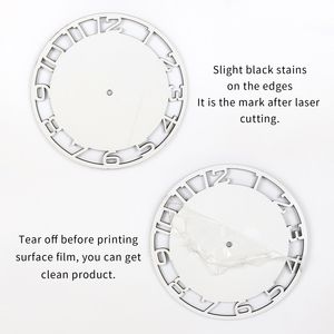 Đồng Hồ Treo Tường Thăng Hoa Chất Liệu Tấm Composite Mật Độ Trung Bình Và Đồng Hồ Treo Tường Truyền Nhiệt Làm Quà Tặng - Product Image 5