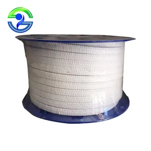 מים משאבת בלוטת אריזה חותמות לבן טהור Ptfe קלוע אריזה