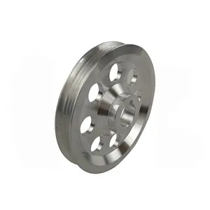 חלקי גלגלת יציקת אלומיניום בהתאמה אישית של CustomMaTech Factory, דגם ADC12 A380, דרגת דיוק CT5-7, כמות הזמנה מינימלית 500 יחידות - Product Image 1