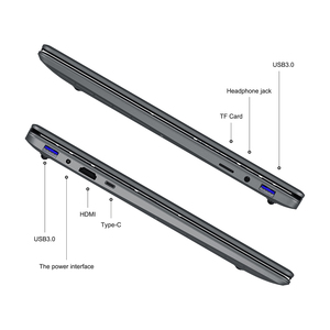 Ordenador portátil para juegos de negocios Intel de doble núcleo de 15,6 pulgadas, pantalla de 1920x1080, nuevo SSD de 128GB/256GB/512GB, opciones de descuento en inglés - Product Image 5