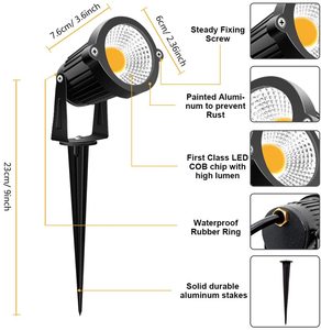 Lámpara Solar LED para Jardín, 800lm, 5000K, Luz Diurna, CRI90, IP65, Resistente al Agua, de Aluminio, Montaje Empotrado, con Sensor de Movimiento para Exteriores - Product Image 2